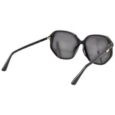 グッチ ヘキサゴン型 セルフレーム サングラス GG0258SA ブラック プラスチック レディース GUCCI 【中古】